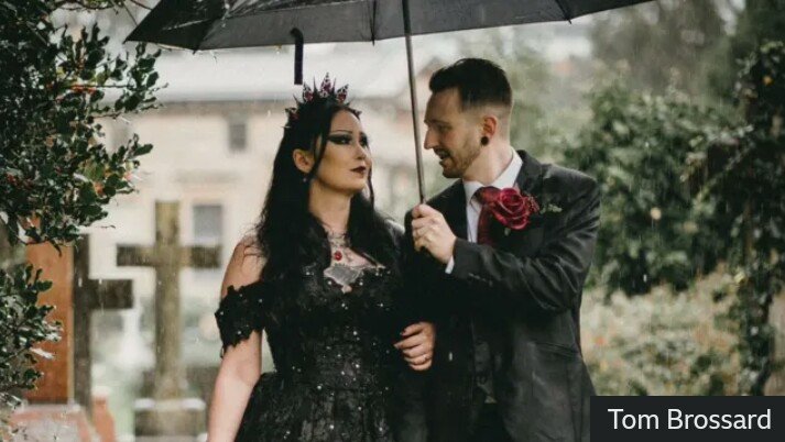 The couple who got married on Friday 13th in a cemetery said the day was pretty perfect
