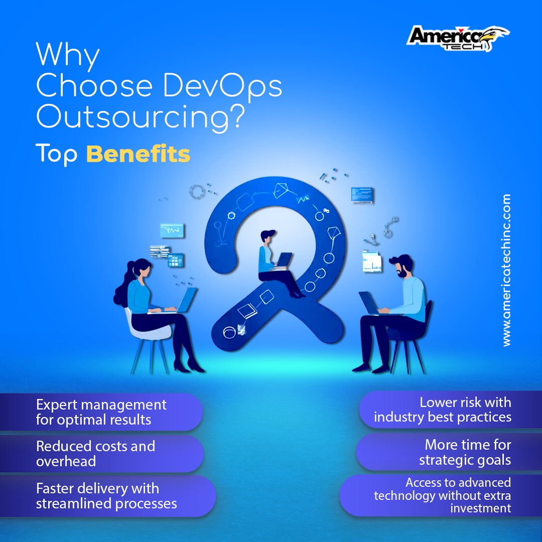 America_Tech's tweet image. Streamline your workflow with DevOps: faster releases, fewer errors, and happier teams.
Visit our site : americatechinc.com
#DevOps #DevOpsBenefits #ContinuousIntegration #ContinuousDelivery #AgileDevelopment #AutomatedDeployment #InfrastructureAsCode #Collaboration
