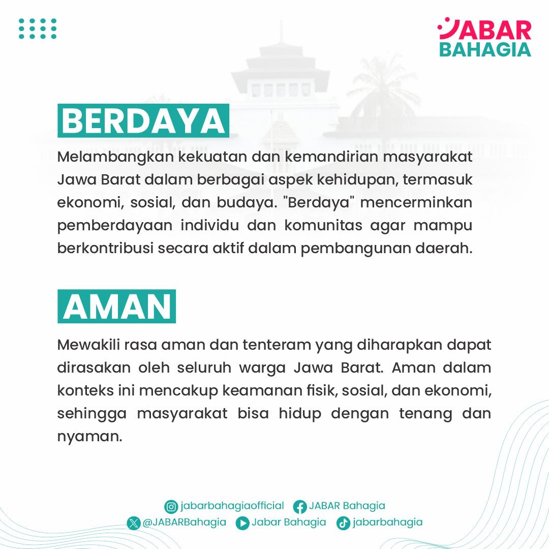 JABARBahagia's tweet photo. jangan salah pilih pemimpin ya, pilih yang ada bahagia nya saja ๐
#Jabarbahagia #pilkadajabar
#acepadanggubernurjabar #gitakdiwagubjabarย #politikย #bandungย #acepadang #gita
#acepadang #gitakdi #pilgubjabar https://t.co/DVFbaNzJDQ