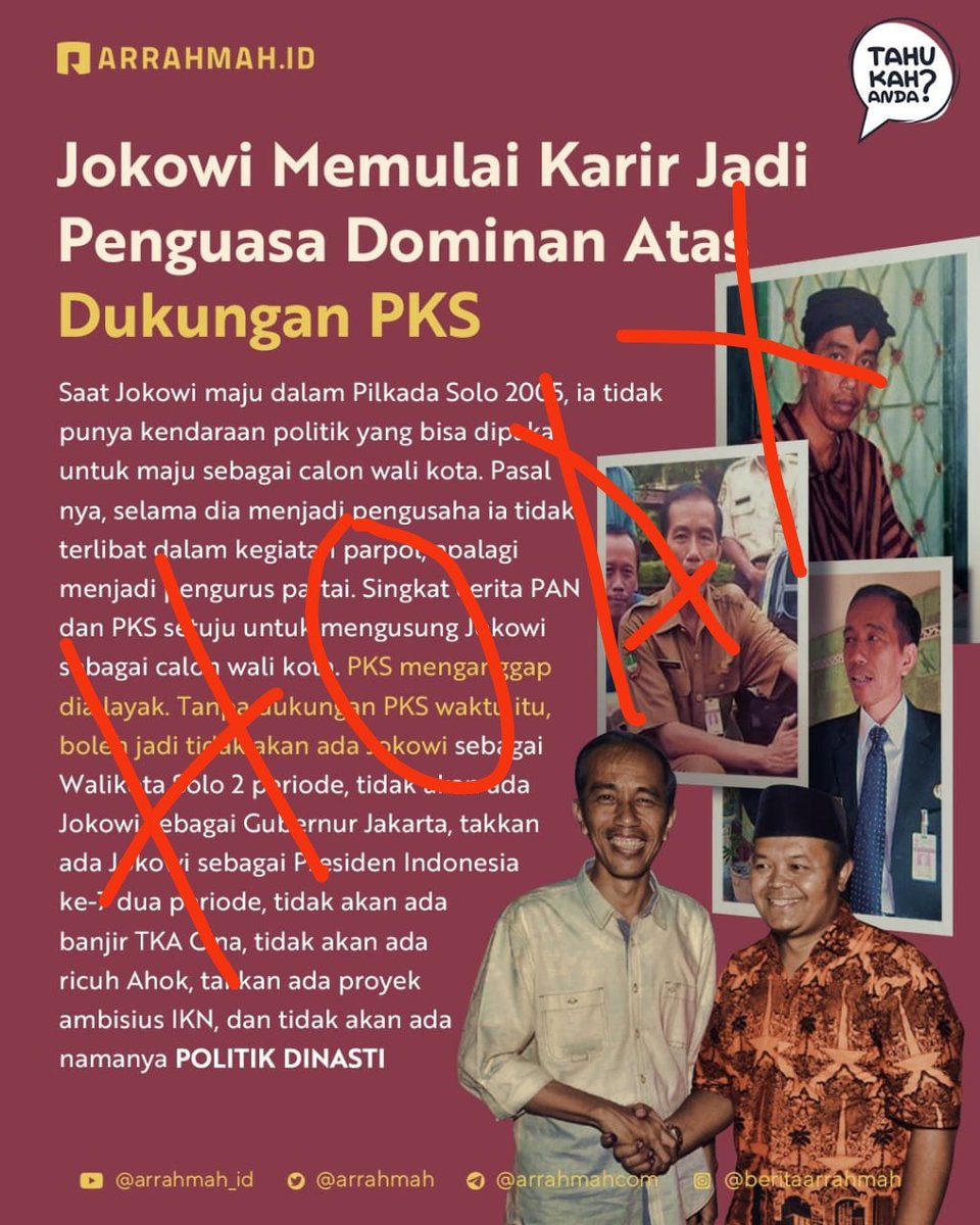 aindraku's tweet photo. @arrahmah Hoax itu dusta, bukan kritik. https://t.co/XGue6sgz9A