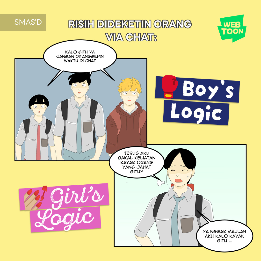 webtoonid's tweet photo. Kalo kamu, bakal nanggepin atau cuekin? π
β‘οΈ https://t.co/lbAtFvBGTU
#SMASD https://t.co/4UYZNIOHgS