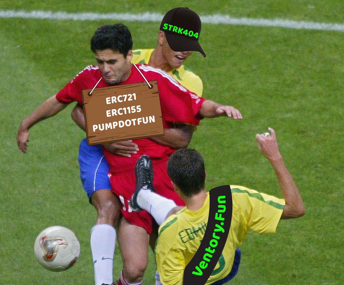 Ventory 🦠 (@ventory_gg) on Twitter photo Ventory.Fun will claim the top position over Pumpdotfun?
The ERC721 & ERC1155 standards are outdated due to a lack of liquidity for NFTs.
=> The STRK404 standard on <a href="/Starknet/">Starknet 🐺🐱</a> and VentorydotFun will solve everything.
How❓
👇 Read all the Threads below 👇 Ventory.Fun will claim the top position over Pumpdotfun?
The ERC721 & ERC1155 standards are outdated due to a lack of liquidity for NFTs.
=> The STRK404 standard on <a href="/Starknet/">Starknet 🐺🐱</a> and VentorydotFun will solve everything.
How❓
👇 Read all the Threads below 👇