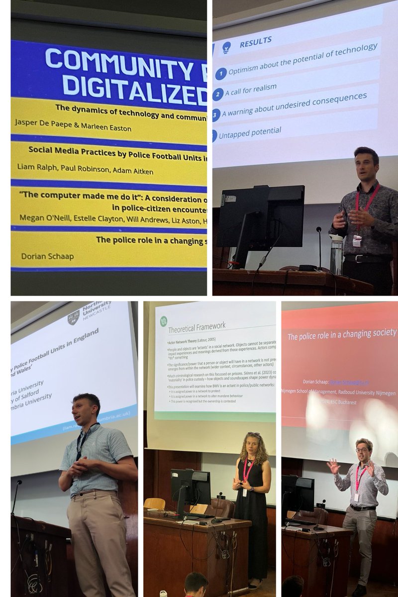 Jasper De Paepe (@jasperdepaepe) on Twitter photo Very happy with our panel on community policing in a digitalized society in which I presented the results of my scoping review on this topic. Many thanks to the other panel members too (Liam Ralph, <a href="/drmeganoneill/">Megan O'Neill</a> and Dorian Schaap). Very happy with our panel on community policing in a digitalized society in which I presented the results of my scoping review on this topic. Many thanks to the other panel members too (Liam Ralph, <a href="/drmeganoneill/">Megan O'Neill</a> and Dorian Schaap).