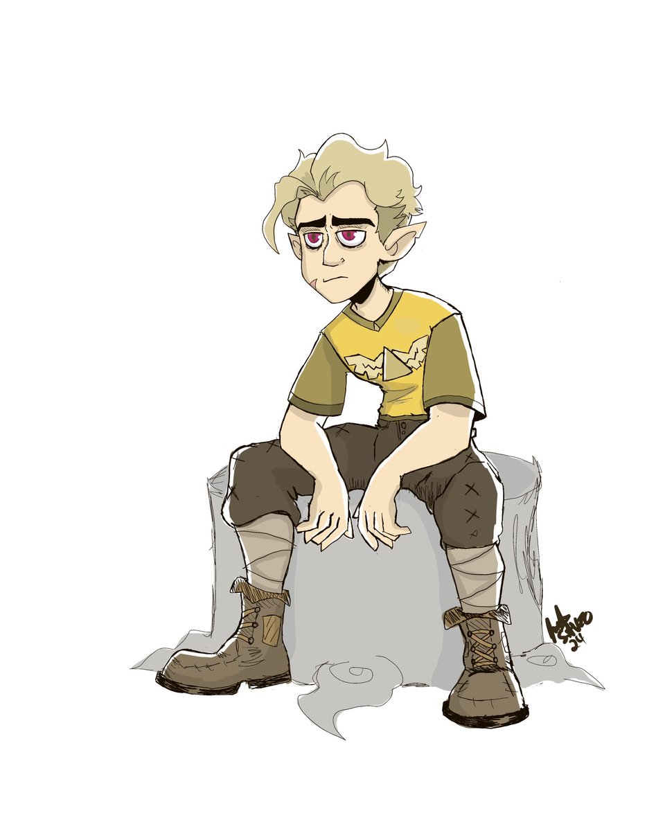 Savzo15's tweet image. Another doodle of the teenage dirtbag #huntertoh #tohhunter #goldenguard #toh #theowlhouse #theboy #teenagedirtbag