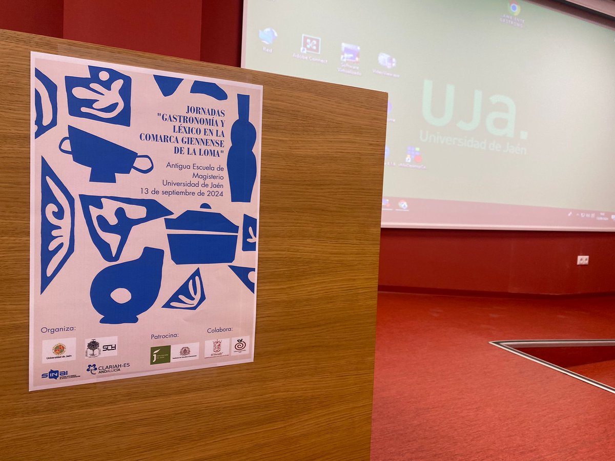 maite_martin's tweet photo. Hoy estamos en las Jornadas "Gastronomía y Léxico en la Comarca Giennense de la Loma" para la presentación del proyecto #Gastrolex dirigido por @Marta_T_M y en el que también hemos participado desde el @NLP_SINAI #HHDD #CLARIN #DARIAH #CLARIAH_ES https://t.co/PEp5LhUxKX