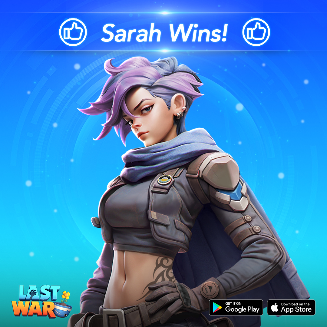 Hey Commander!

We recently held a hero vote between Sarah and Schuyler, and it seems that Sarah is the fan favorite this time! 👏

Of course, both heroes have their own unique strengths and charms, and each brings something special to the table! 👍

✨Here's a Tip: Sarah excels