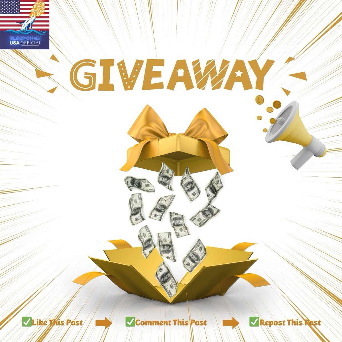𝗚𝗜𝗩𝗘𝗔𝗪𝗔𝗬 𝗔𝗟𝗘𝗥𝗧 🤑🤑
 
I am going to give $𝟮𝟱𝟬 to the 5 𝑴𝒐𝒔𝒕 𝑨𝒄𝒕𝒊𝒗𝒆 𝒎𝒆𝒎𝒃𝒆𝒓𝒔 of my Twitter (X) community.

Prize for Winners 🏆 
 
1st: $50
 
2nd: $50
 
3rd: $50

4th: $50

5th: $50
 
To win 👇

▶️ Follow 
x.com/BCUSAOffical  and