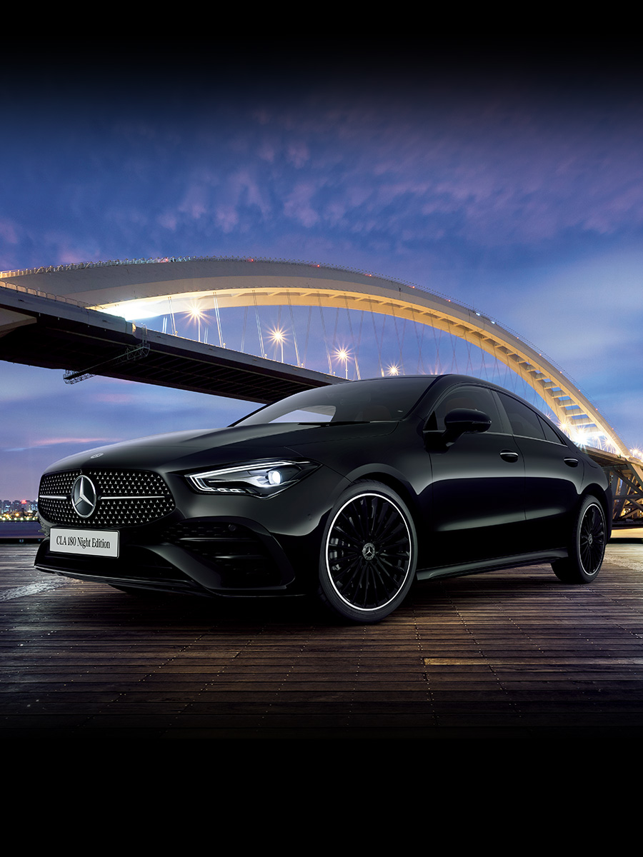 メルセデスの4ドアクーペ「CLA」に、限定モデル「CLA 180 Night