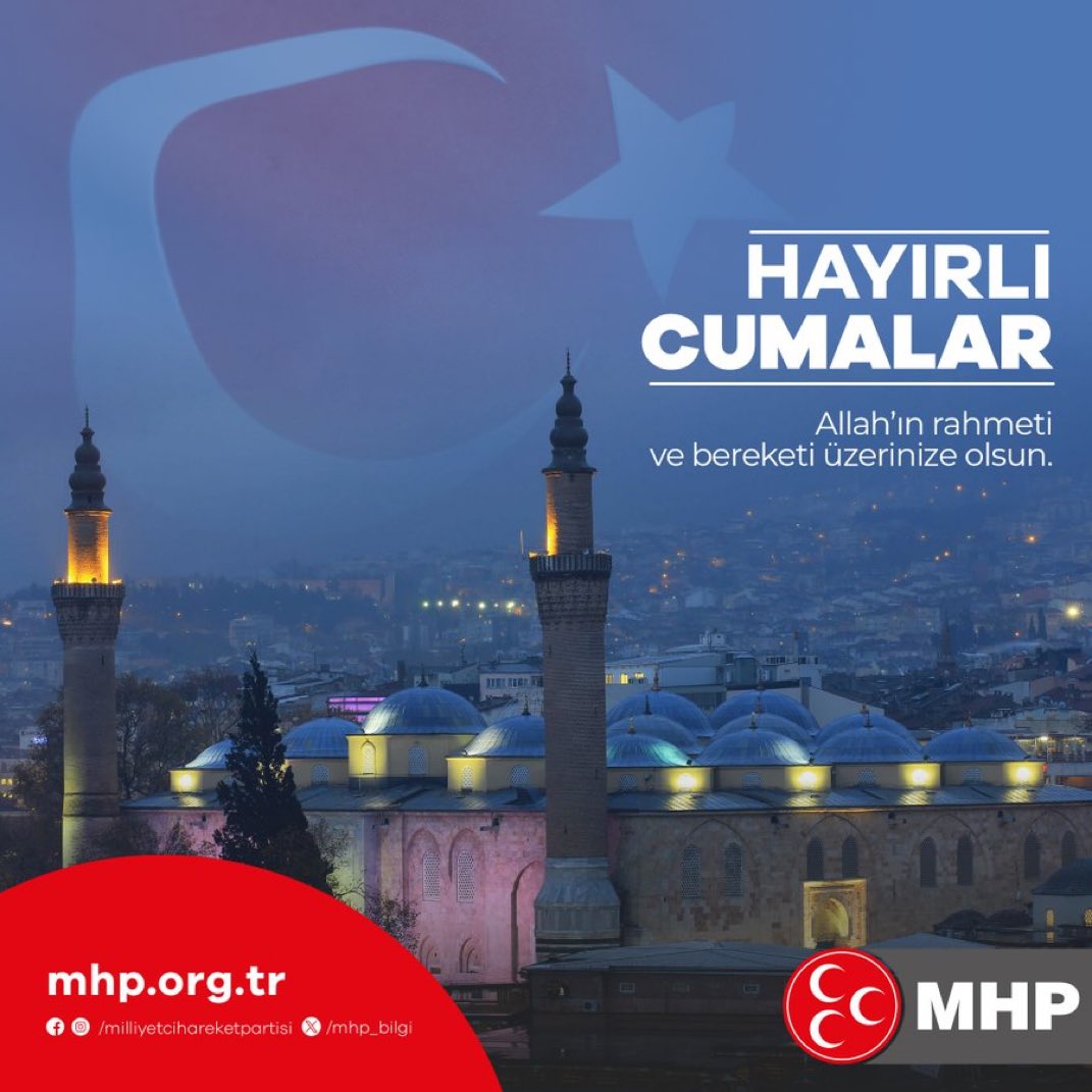 MHP CEYLANPINAR (@mhpccceylanpinr) on Twitter photo Allah'ın rahmeti ve bereketi üzerinize olsun.
#HayırlıCumalar Allah'ın rahmeti ve bereketi üzerinize olsun.
#HayırlıCumalar