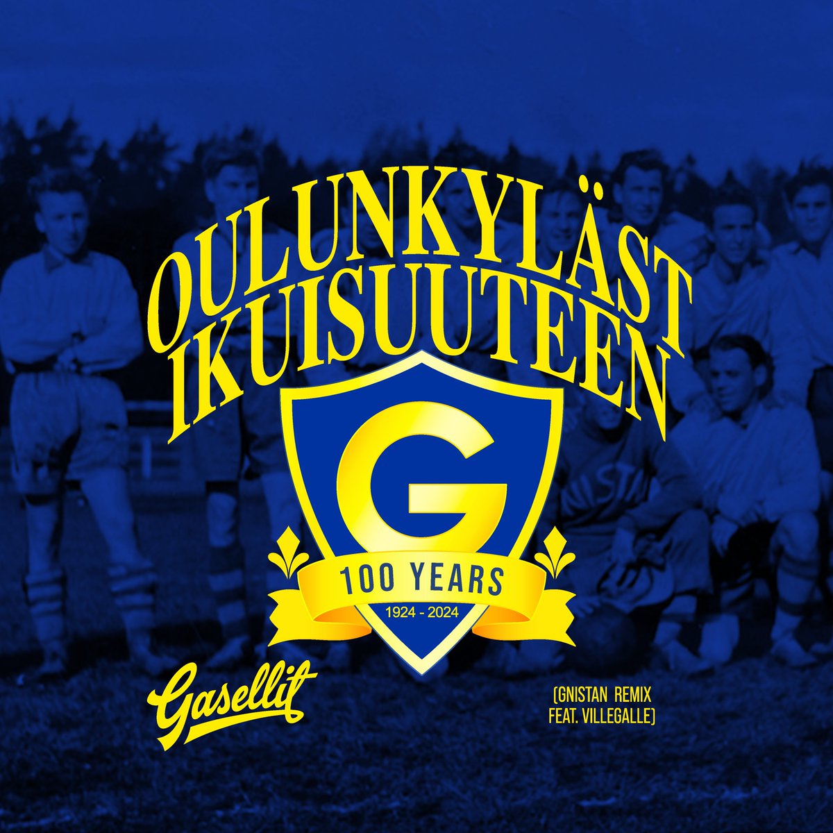 IFGnistan1924's tweet photo. Moni on kysellyt, että mikä hieno biisi ottelutapahtumissamme soi. Enää ei tarvitse kysellä, sillä kyseinen kappale, Oulunkyläst ikuisuuteen feat. VilleGalle (Gnistan Remix), on vihdoin ulkona!

Kappaleen kaikki tuotot ohjataan Gnistanin Kipinärahastoon, joka tukee kentän jälleenrakennusta ja myöhemmin vähävaraisten nuorten harrastustoimintaa. 

Kiitos Gasellit ja VilleGalle! 💛💙

Tätä biisiä saa ja pitää luukuttaa! 

SPOTIFY: https://t.co/rozjgAdsHw