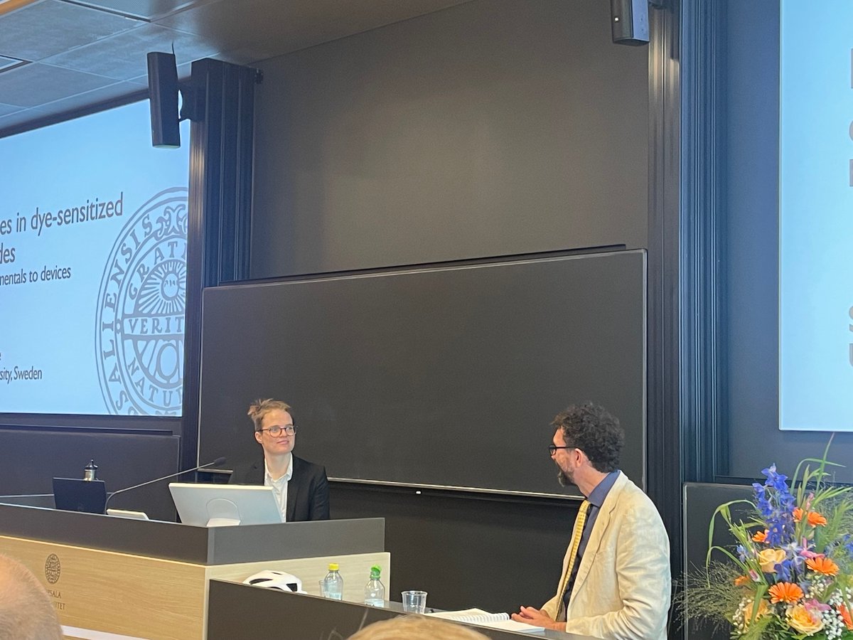 Haining Tian & Group (@tian_lab) on Twitter photo We now have a new PhD from our group! Congrats, Dr. Sina Wrede <a href="/ChemWrede/">Sina Wrede</a>! Thank the opponent Dr. Piers Barns for offering a fascinating defense! We now have a new PhD from our group! Congrats, Dr. Sina Wrede <a href="/ChemWrede/">Sina Wrede</a>! Thank the opponent Dr. Piers Barns for offering a fascinating defense!
