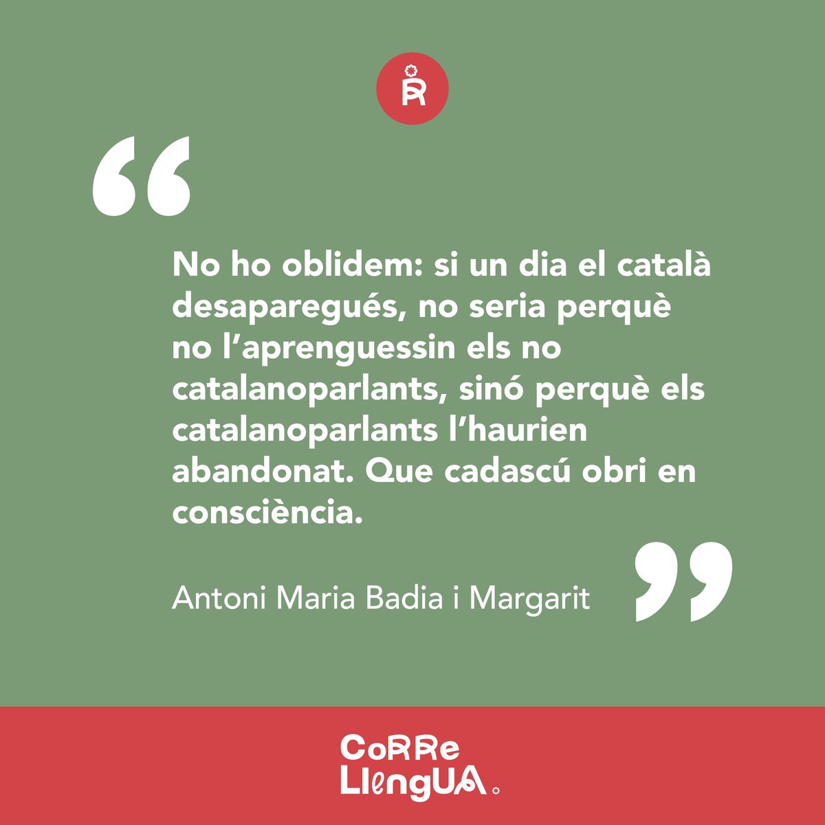Antoni Maria Badia i Margarit va ser un reconegut filòleg i lingüista català especialista en gramàtica i història de la llengua.