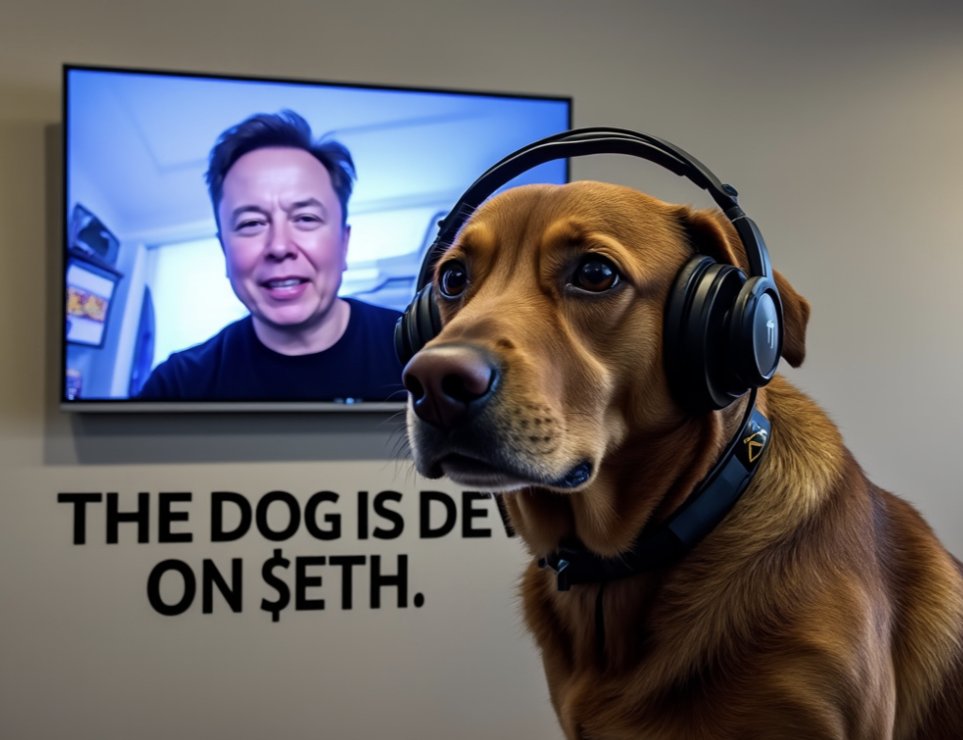 <a href="/davidgokhshtein/">David Gokhshtein</a> Elon and Trump are helping the dog learn how to $DEV on $ETH

Gotta prepare for his Chief D.O.G.E position properly

<a href="/mydogsthedev/">MY DOG IS THE DEV</a> 
0x88888e9c4984cFBe675FD066F2a87C697A8D7606