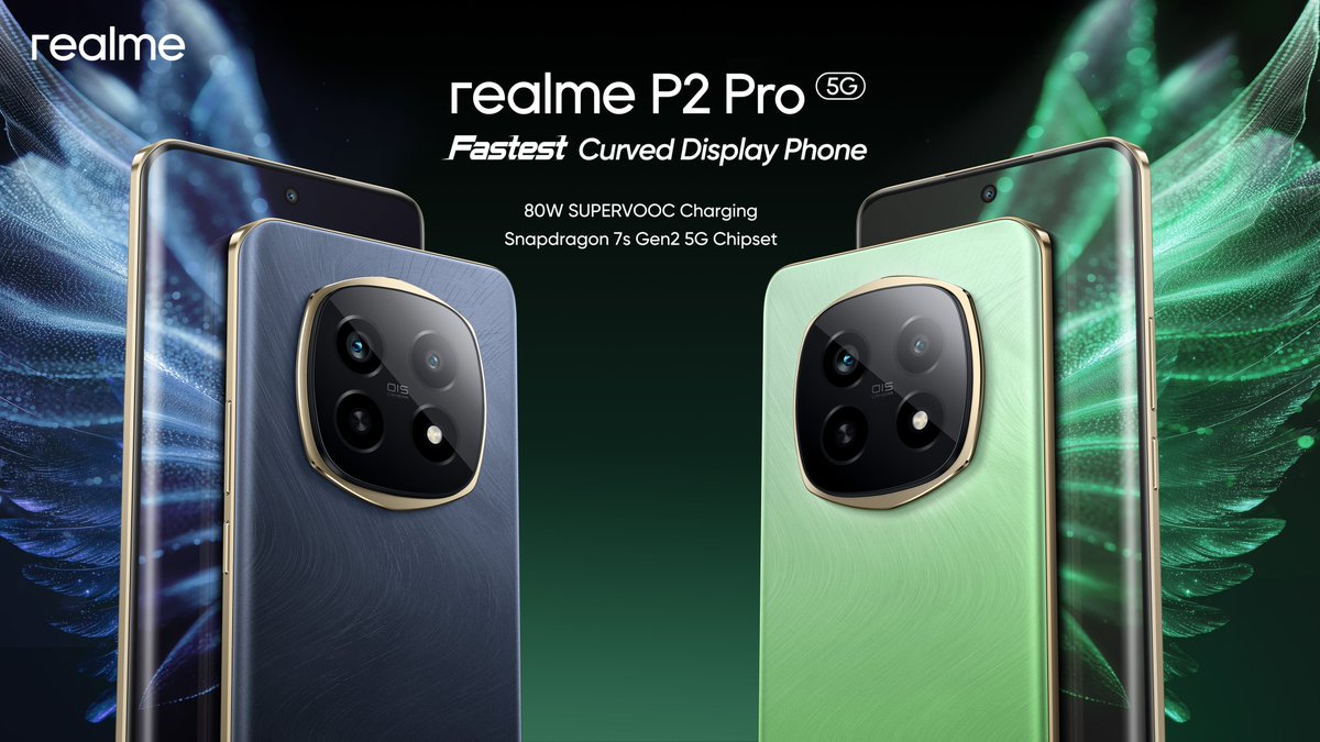 stufflistings's tweet image. Today, I'm giving away the realme P2 Pro 5G to the #stufflistingsarmy 😍
To win:
1. Like this post
2. Quote repost using #realmeP2Pro5G #FastestCurvedDisplayPhone #winrealmeP2Pro5G
3. Answer some questions
Happy winning ❤️