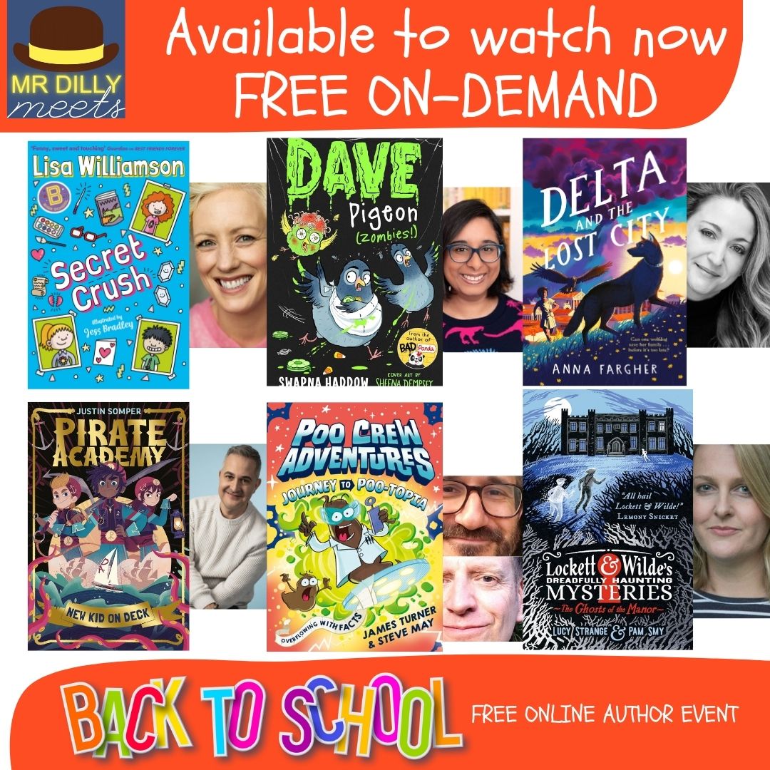 📢#SCHOOLS! Available to watch now free on-demand  limited time only! Grab some fab fun creativity &amp; literacy #inspiration to help kickstart your #school year!

Pirates, pigeons, volcanoes and...poo💩😅Watch here: tinyurl.com/3bsj5u27
 
#edutwitter #kidlit #Literacy  #teachers