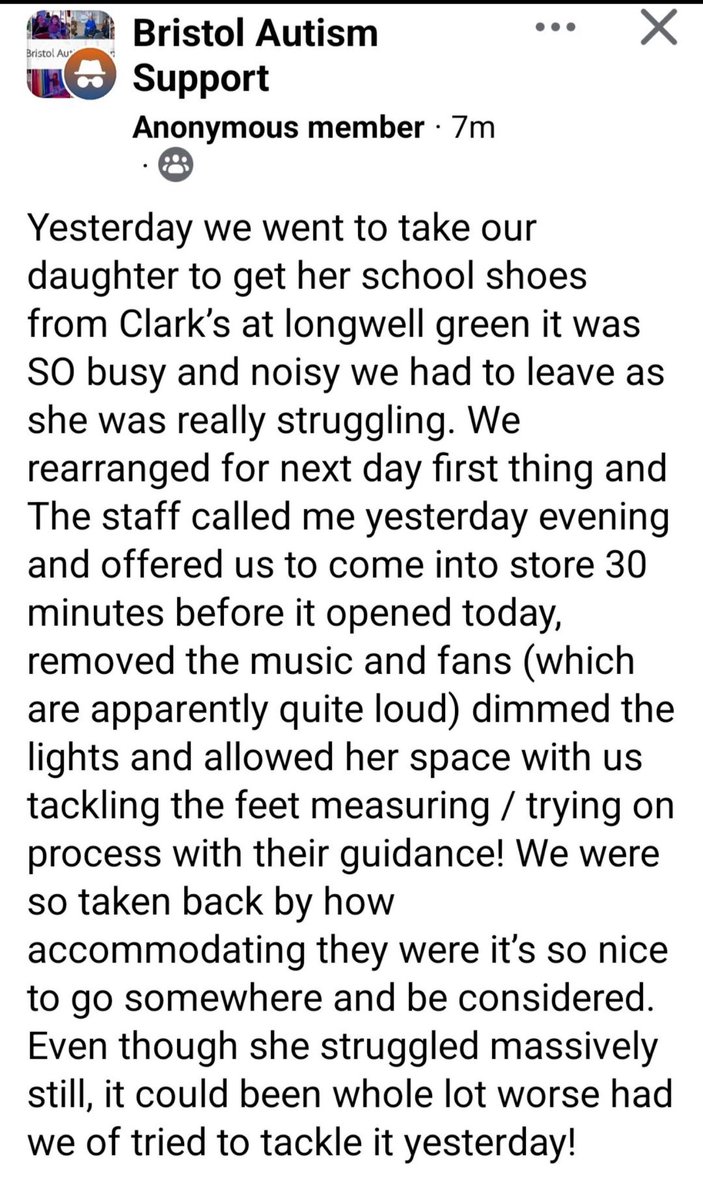 Nick Knowles (@mrnickknowles) on Twitter photo I’ve just seen this & wanted some deserved recognition for the staff at Longwell Green, Bristol <a href="/clarksshoes/">Clarks Shoes</a> for going above and beyond making adjustments for this #autistic customer. I realise it’s not always possible everywhere but this is top class customer care 😊 I’ve just seen this & wanted some deserved recognition for the staff at Longwell Green, Bristol <a href="/clarksshoes/">Clarks Shoes</a> for going above and beyond making adjustments for this #autistic customer. I realise it’s not always possible everywhere but this is top class customer care 😊
