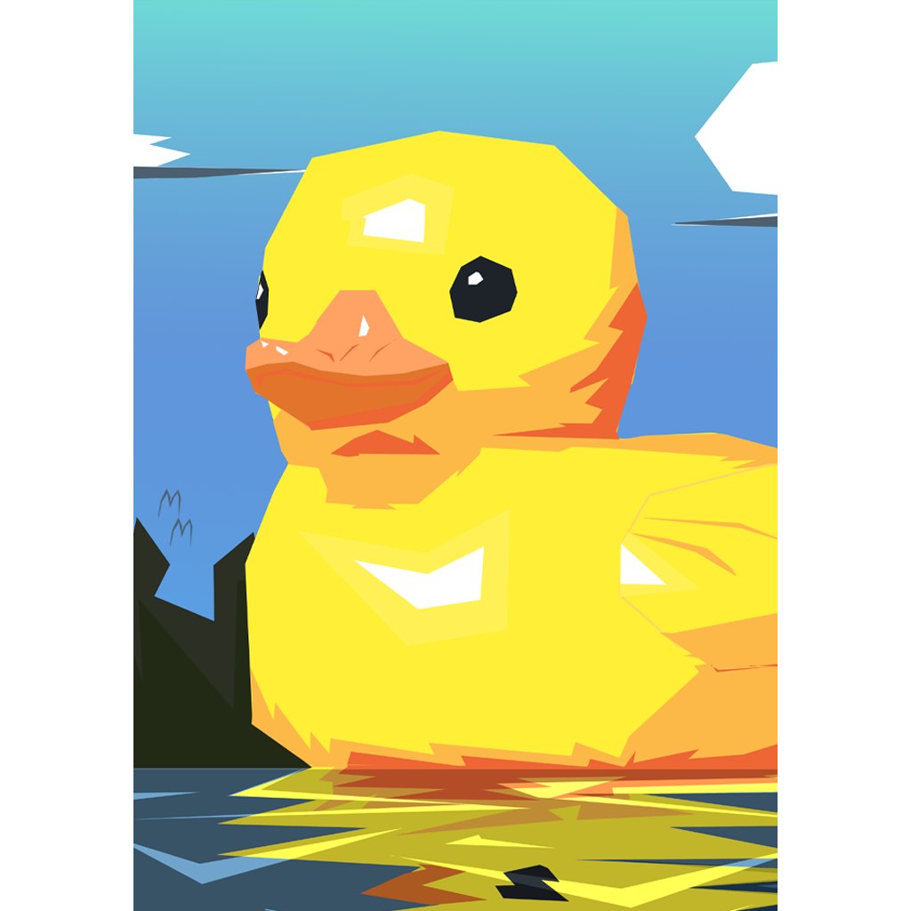 Now presenting to you! Duck!

A new painting that'll be introduced in future versions of our game. Prepare to add this adorably massive ducky to your collection.

We'll see you next week for more Artsy Thief shenanigans!
