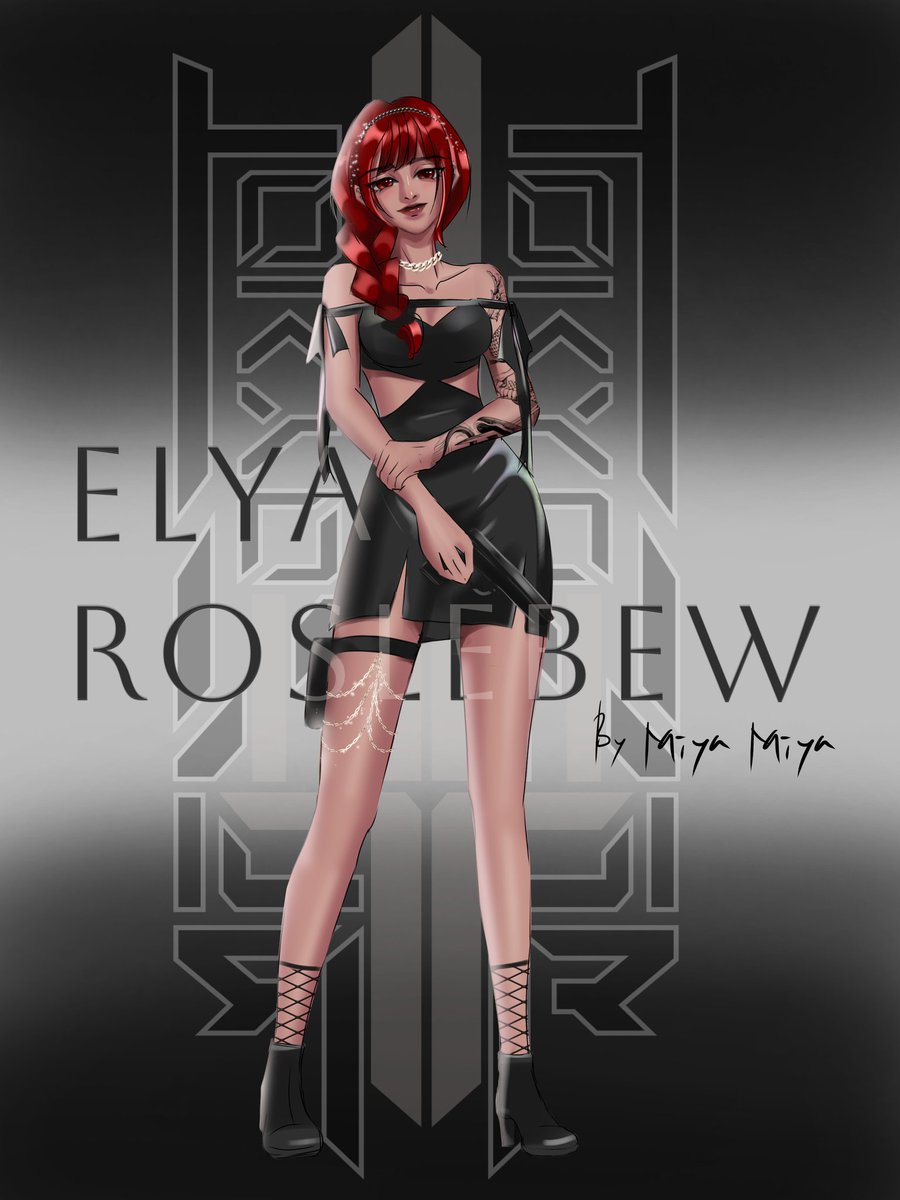 DeMiyaMiya's tweet photo. para nona TNF 🖤🖤#elainart #keynvas #miuzone #rosartbelle  #illushan #artsnith https://t.co/Ra4h4VVgbk