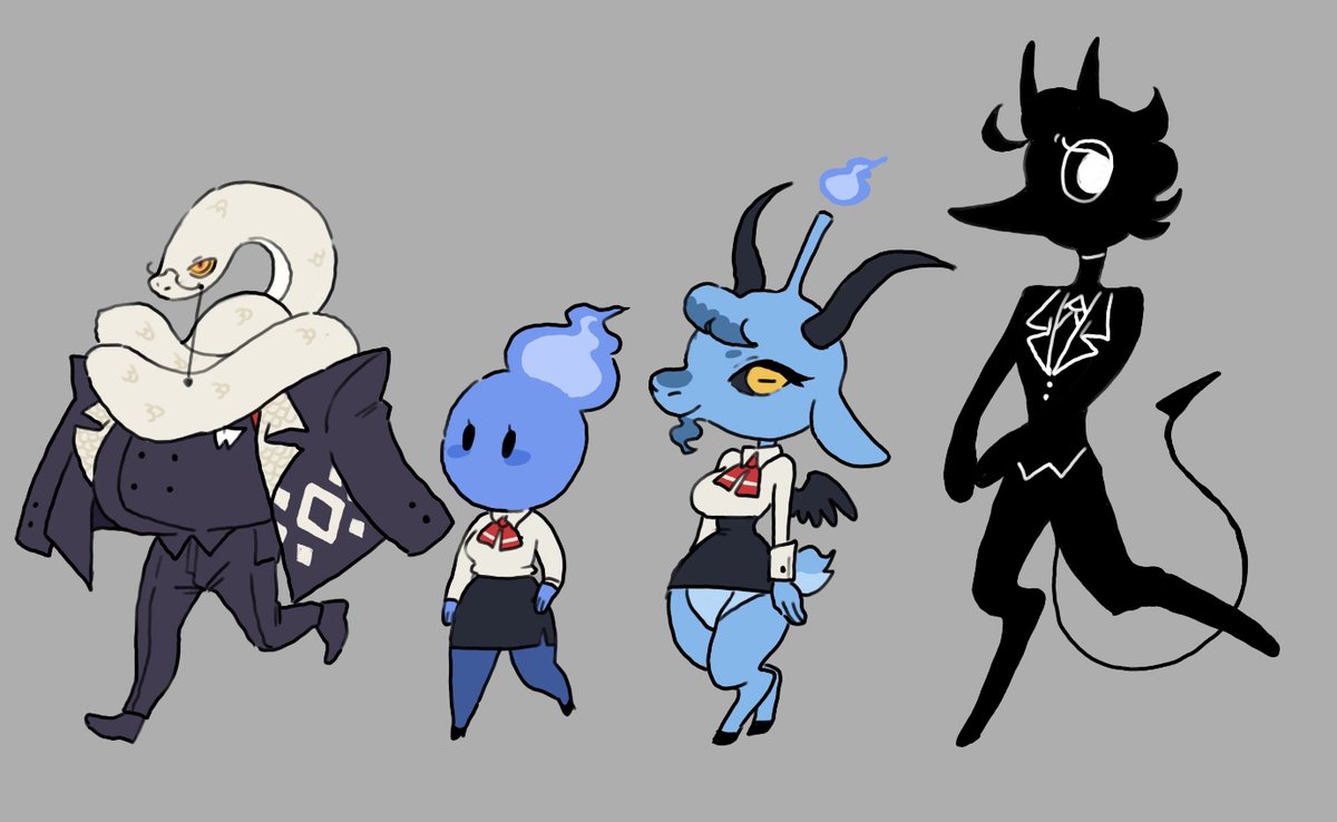 look i have limited braincells and can only focus on like 2 accounts at a time and one of them is remembering to reply to my discord messages anyways have some demon ocs