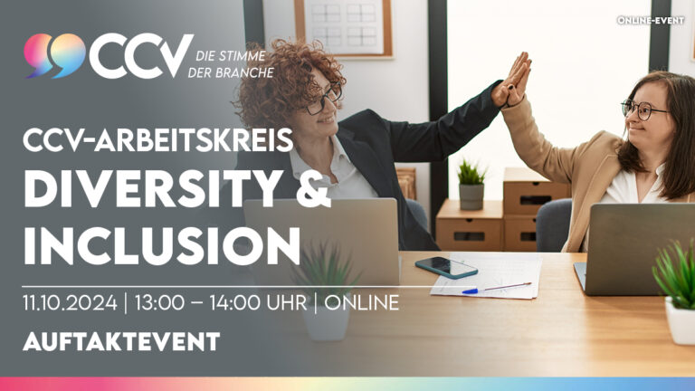 ccvev's tweet image. CCV-Online-Event „Diversity & Inclusion“
Am 11. Oktober lädt Sie der CCV von 13 bis 14 Uhr
zum ersten Online-Event „Diversity & Inclusion“ ein.
Kostenfreie Anmeldung & Infos:
cc-verband.de/termin/ccv-onl…
#CCVev #CustomerService #Callcenter #Contactcenter