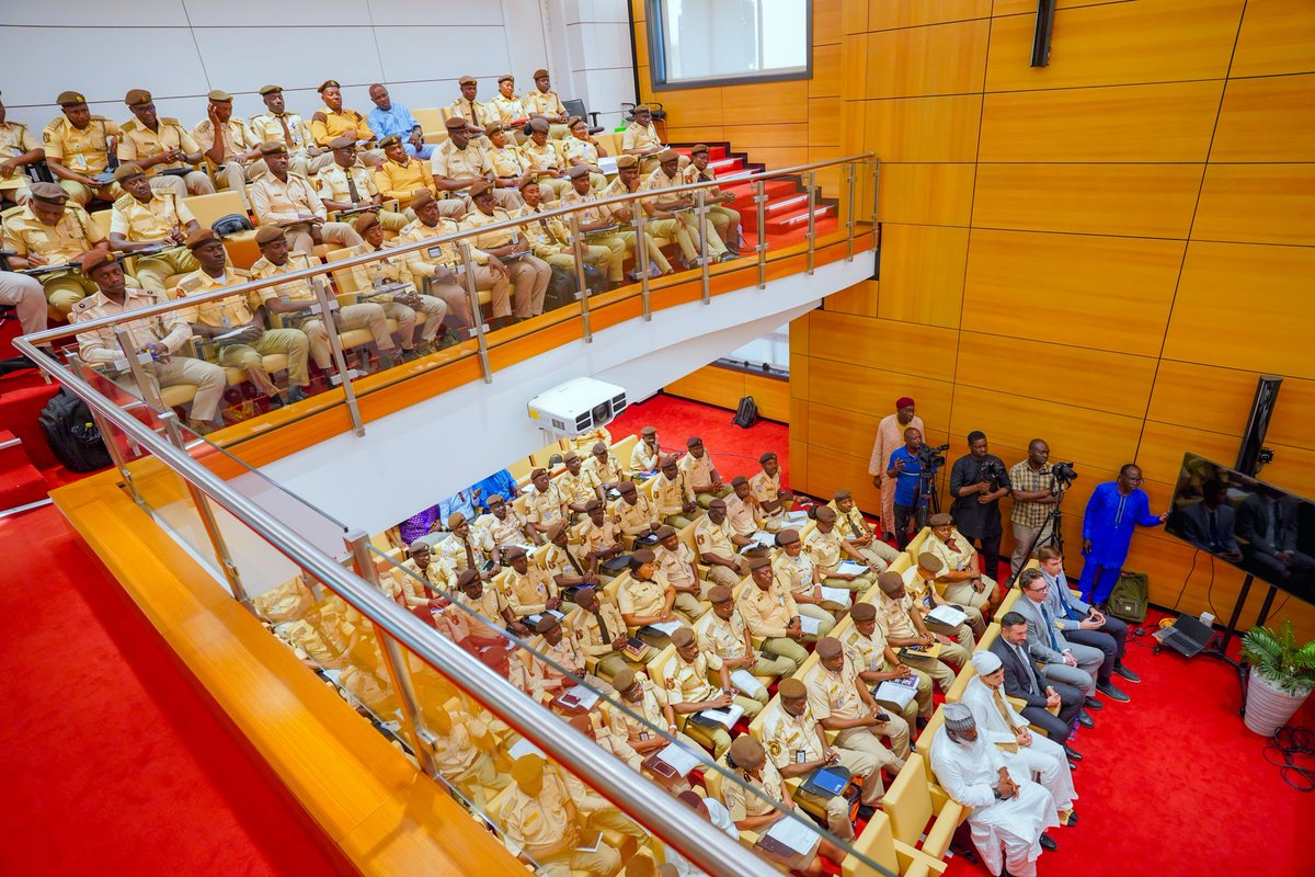 BTOofficial's tweet photo. In Sauka, yesterday, alongside the Permanent Secretary, Dr. Magdalene Ajani, I attended the Advance Passenger Information (API) and Passenger Name Record (PNR) training session organized for over 100 officers of the Nigeria Immigration Service (NIS) drawn from all commands and international airports in the country.

Led by the IATA team from Canada, the training comes as part of steps to ensure optimal operation of our newly developed API/PNR facility and e-Gates solution that will streamline traveller identification management and facilitate adequate border management.

This is another leg of the journey for us, especially after a successful import ceremony of our PKI/PKD last week in Canada for a broader border governance, security, and development in the country.

I urged participating officers to remain dedicated to service and assured them of our government’s commitment to supporting innovation. 

While the new technology places Nigeria as one of the first African countries to deploy such sophisticated solutions, this government will not relent in our efforts to keep innovating to give Nigerians the best solution, always.