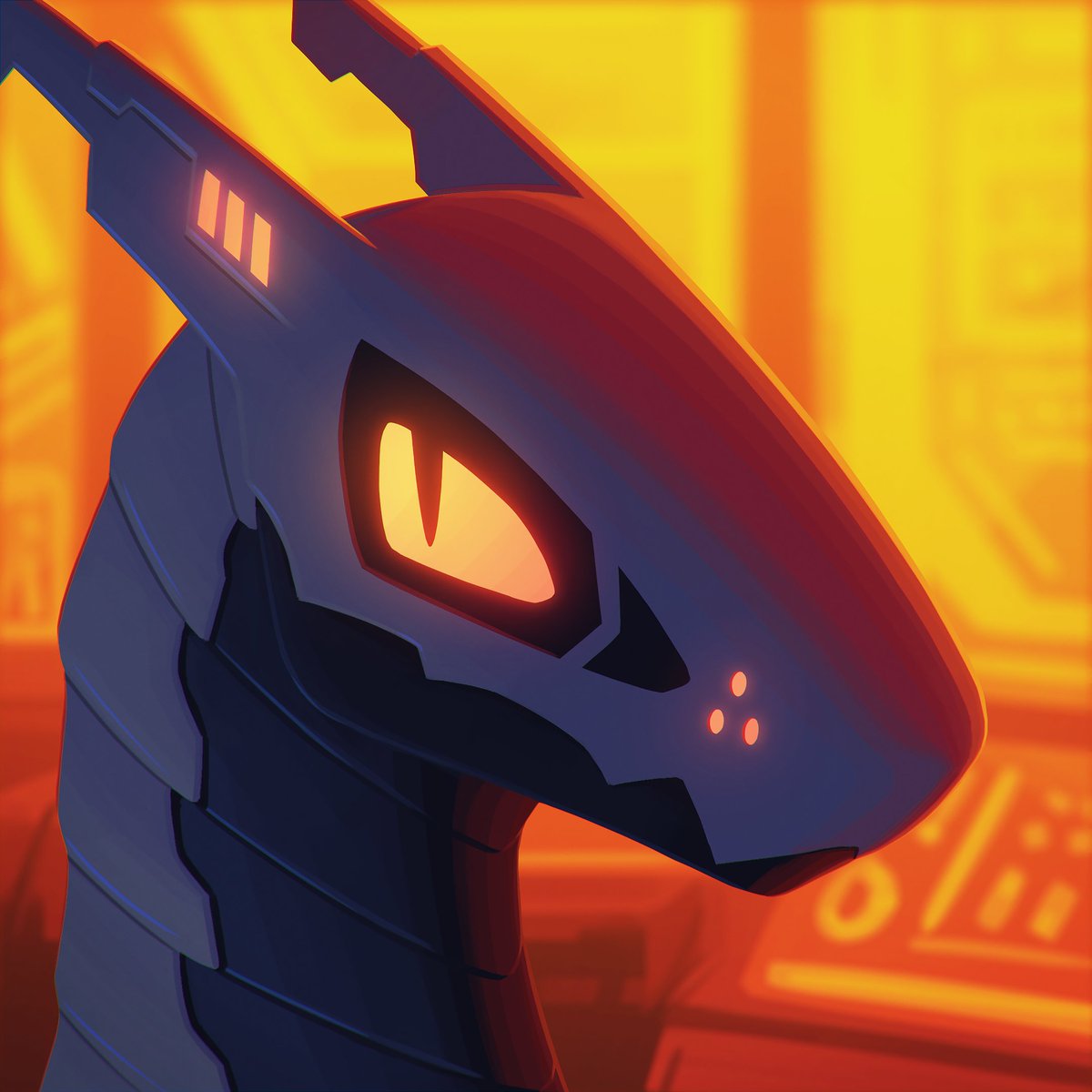 Synthpara's tweet photo. Commission for glitch! https://t.co/PauD2f7q1b