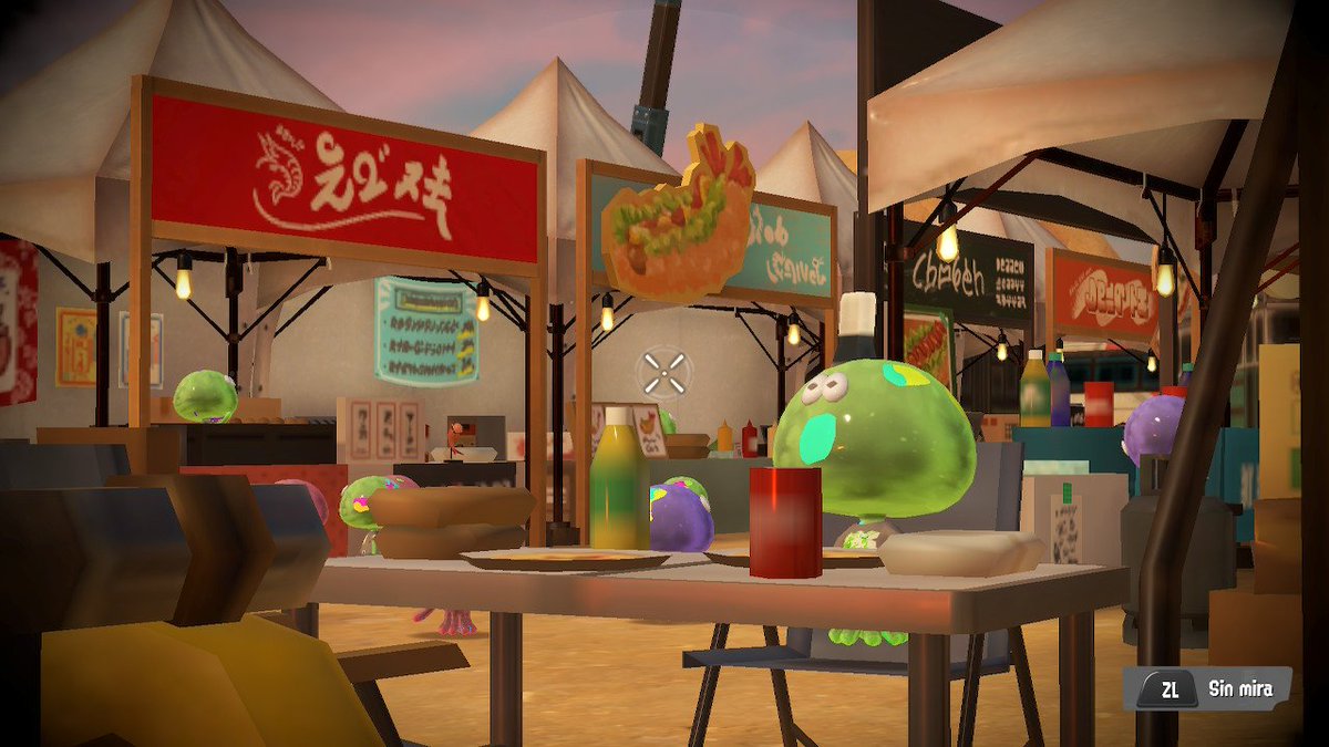 _SrPelo_'s tweet photo. I love the amount of detail in Splatoon bgs, looks so alive and not just " bg game". I while share a bunch of pics here cuz I want to share. https://t.co/Suswf7TERb