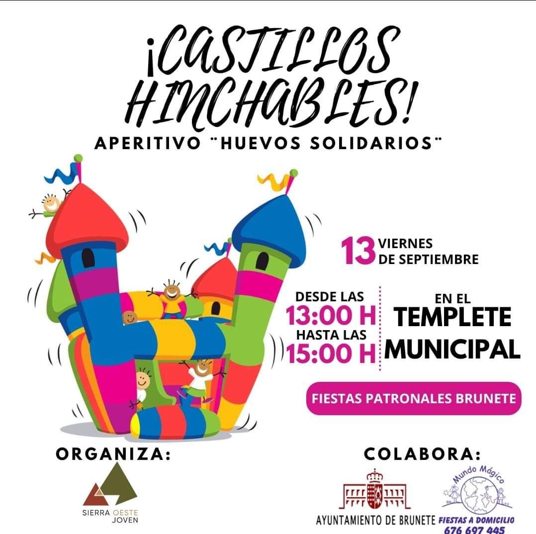 AytoBrunete's tweet photo. En nada nuestros encierros,después #MIGASYHUEVOSSOLIDARIOS elaborados por #PEÑAS
GRACIAS a #PolleríaLaExtremeña y a #HiperUsera
Música e hinchables de 13,00hrs a 15,00hrs para los ➕️ peques #SierraOesteJoven
#QueNoNosFalteLaSonrisa
Tarde #ClasePractica
Noch DJPULPO y VENECIA https://t.co/dRX6FZe70P