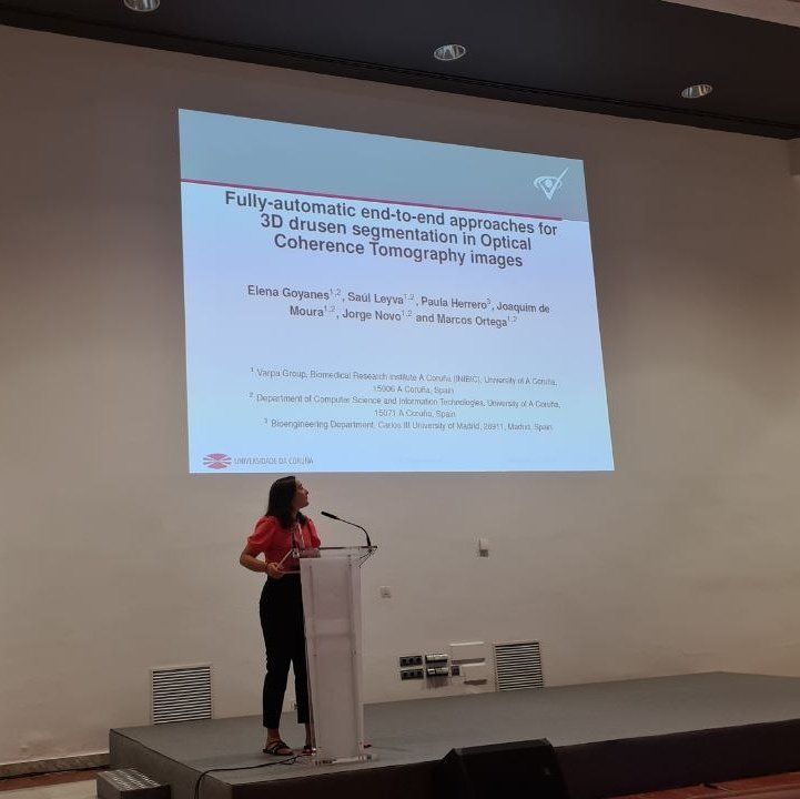 Thrilled to have presented our work at the #KES2024 International Conference! Huge thanks to my thesis directors, <a href="/jnovobujan/">Jorge Novo Buján</a> and <a href="/joaquim_demoura/">Joaquim de Moura</a>, for the opportunity and constant support, and to my co-authors for their collaboration. Honored to represent our team here!