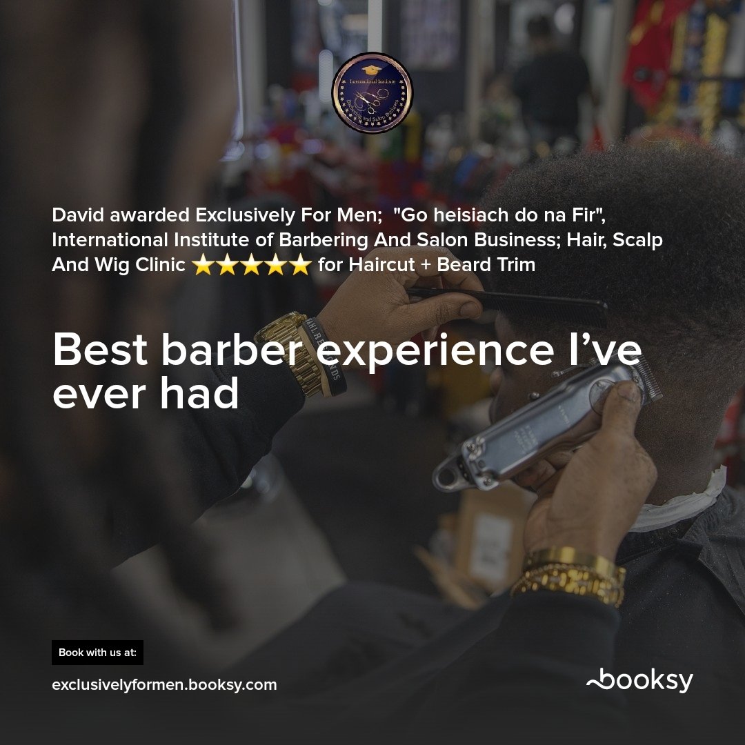 exclusivelyformen.booksy.com
#barber #barbernearme #beardcolour #beard #beardlove #beardstyle #bear #conditioning #beardwash #douglasbarber