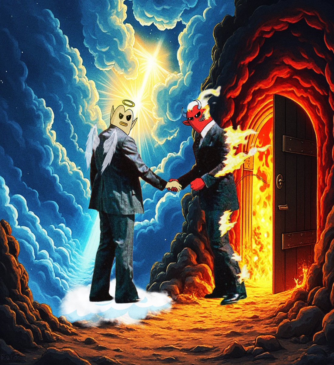 The battle of good and evil.

One launched on moonshot.
One launched on pumpfun.

$HOLI and $LUCI