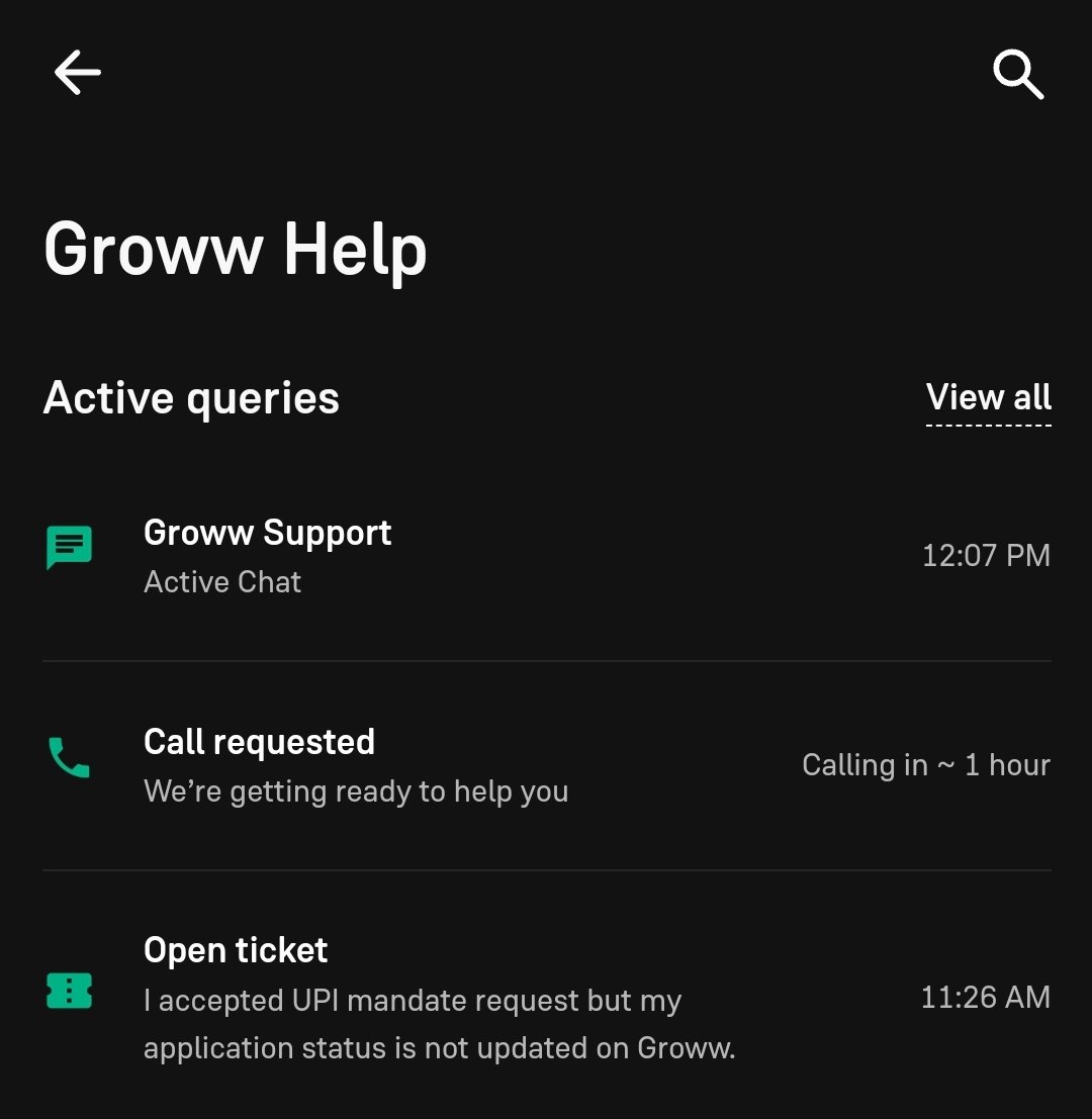 JustRaahul's tweet photo. @_groww  @groww_cs 
Tried all 3 modes none of them are reverting.
Been more than an hr still no call.
Hopeless. https://t.co/6KvWxtTq8g