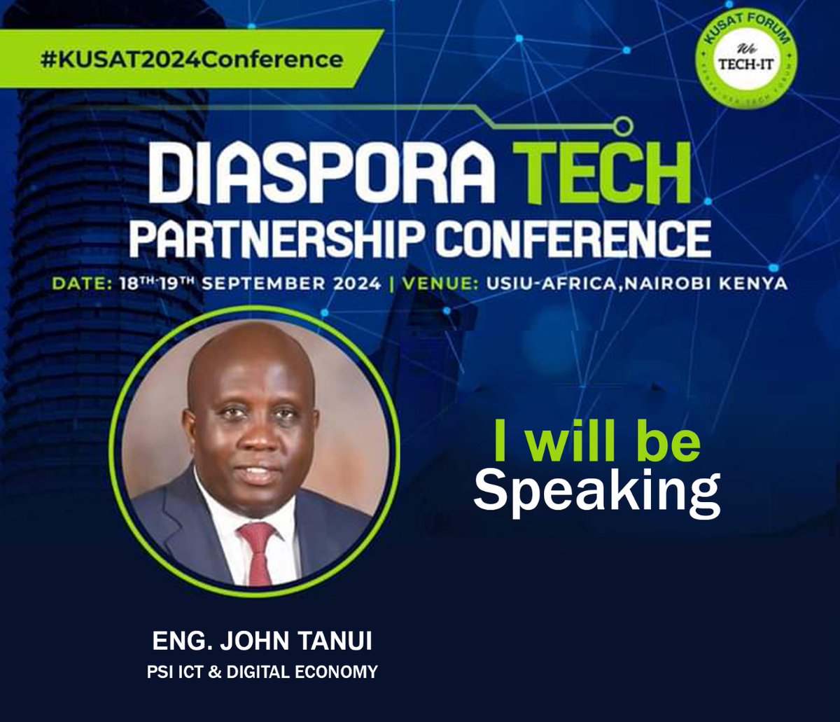KusatForum's tweet photo. Join us for keynote sessions, panel discussions, and networking opportunities that will empower you to turn ideas into action and create a sustainable tech future.
@konzatech 
@QhalaHQ 
#KUSAT2024Conference https://t.co/KbdlZjKHWv
