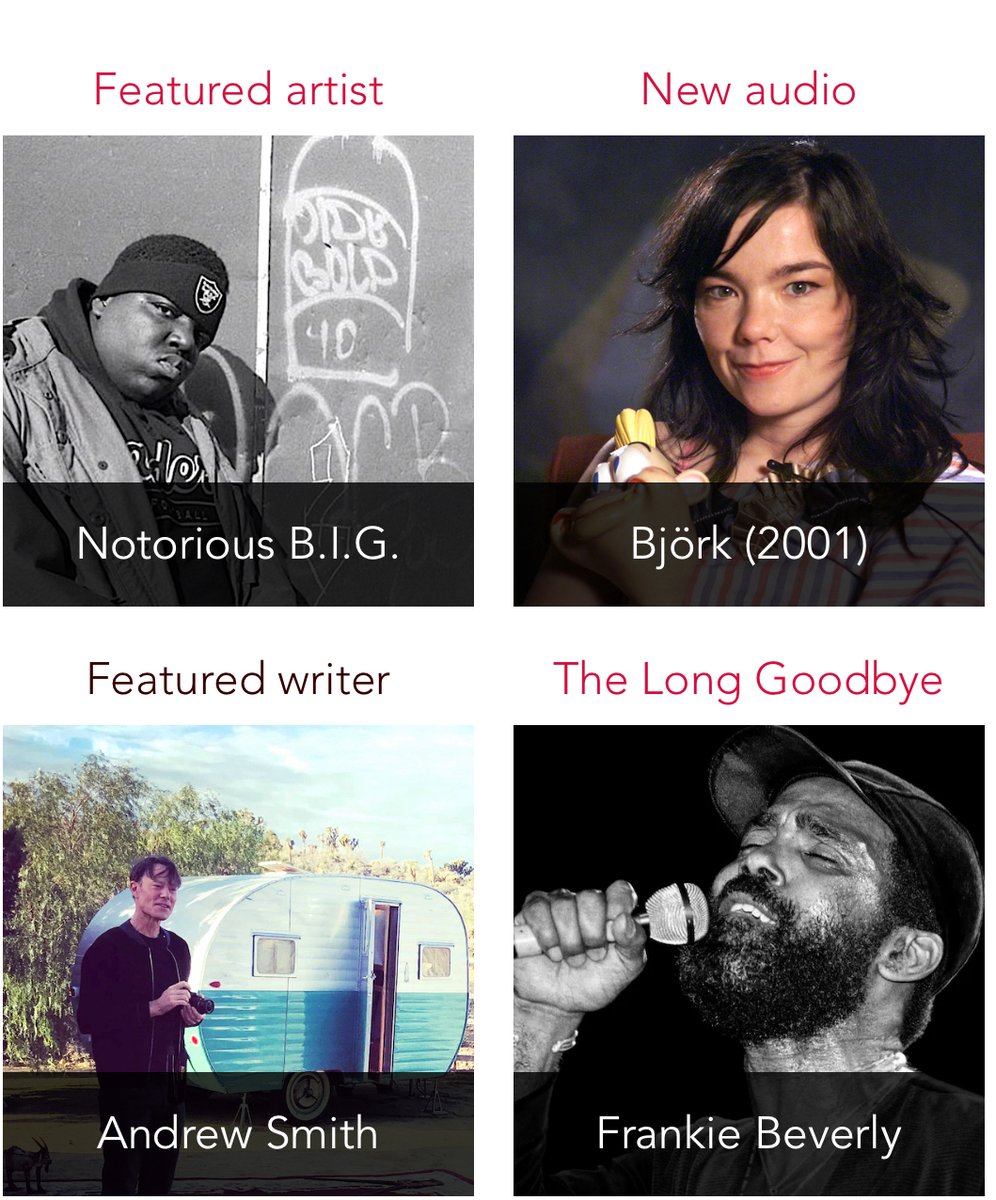 Rock's Backpages (@rocksbackpages) on Twitter photo New on RBP: in a fab audio interview from 2001, <a href="/bjork/">björk</a> talks to David Toop about 'Vespertine'. Plus we remember Frankie Beverly, look back at <a href="/thenotoriousbig/">Notorious B.I.G</a> and spotlight the writing of the excellent Andrew <a href="/wiresmith/">andrew smith author</a>... rocksbackpages.com #Bjork #FrankieBeverly New on RBP: in a fab audio interview from 2001, <a href="/bjork/">björk</a> talks to David Toop about 'Vespertine'. Plus we remember Frankie Beverly, look back at <a href="/thenotoriousbig/">Notorious B.I.G</a> and spotlight the writing of the excellent Andrew <a href="/wiresmith/">andrew smith author</a>... rocksbackpages.com #Bjork #FrankieBeverly