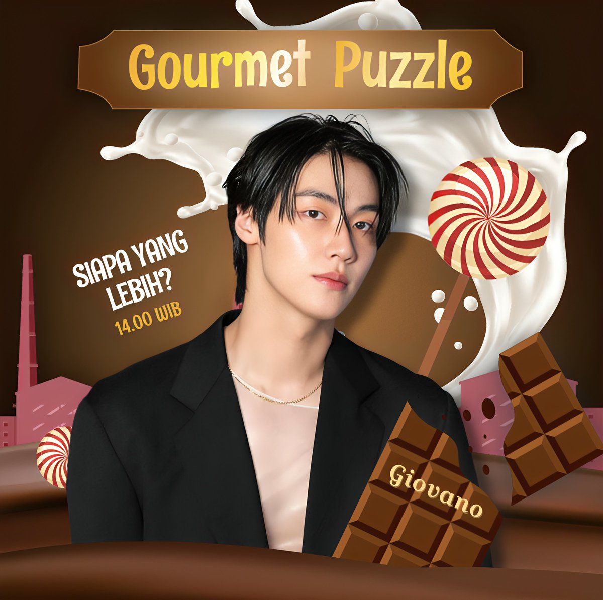 albevask's tweet photo. ㅤ
ㅤ
                     𝐆𝐨𝐮𝐫𝐦𝐞𝐭 𝐏𝐮𝐳𝐳𝐥𝐞

                SIAPA YANG LEBIH?

             🗓 Friday, Sep 13, 2024

             Step into a sweet delight,
             where    every    moment
             is  a  confection   of   joy.
ㅤ
ㅤ https://t.co/251LazzLDh
