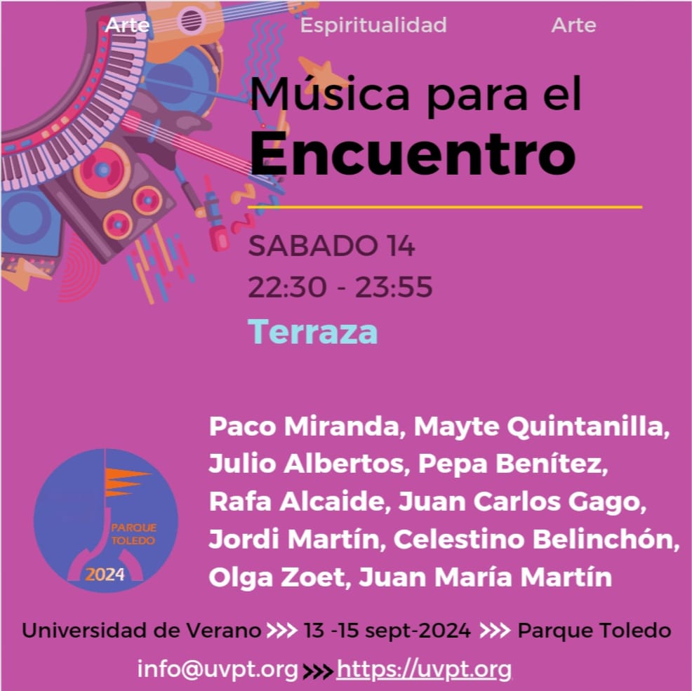 uvpt.org/inscribete/#di… #encuentro #reconciliación #noviolencia #humanismo #UniversidadVeranoParqueToledo #pacifismo #rentabásica #avancescientíficos #avancestecnológicos #feminismos #arte