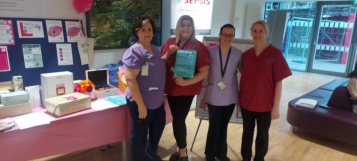 Denise McCarthy (@denisemmccarthy) on Twitter photo An early start in <a href="/CUH_Cork/">Cork University Hospitals</a> for #WorldSepsisDay call to the stand for information and some goodies <a href="/CUH_DPS_team/">Cork Deteriorating Patient Service</a> <a href="/BridAOSullivan/">Bridie O'Sullivan</a> <a href="/SineadHorgan1/">Sinead Horgan</a> @NationalQPS <a href="/CatharinaH1/">Catharina Healy</a> <a href="/HSELive/">HSE Ireland</a> <a href="/CcoHse/">Dr Colm Henry, CCO HSE Ireland</a> An early start in <a href="/CUH_Cork/">Cork University Hospitals</a> for #WorldSepsisDay call to the stand for information and some goodies <a href="/CUH_DPS_team/">Cork Deteriorating Patient Service</a> <a href="/BridAOSullivan/">Bridie O'Sullivan</a> <a href="/SineadHorgan1/">Sinead Horgan</a> @NationalQPS <a href="/CatharinaH1/">Catharina Healy</a> <a href="/HSELive/">HSE Ireland</a> <a href="/CcoHse/">Dr Colm Henry, CCO HSE Ireland</a>