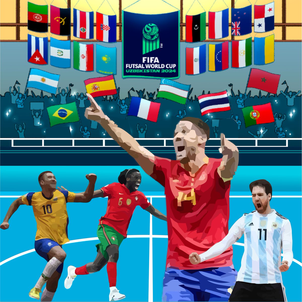 Pues ya estaría, RESPETO a nuestros jugadores y deporte. #FutsalWorldCup