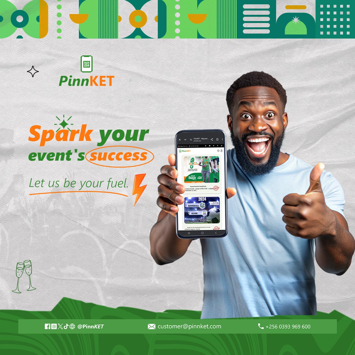 PinnKET_'s tweet image. Have an event coming up? Let us do the ticket work for you.
Sit back, relax and let&apos;s do the selling out😎

To find out how contact us via:- +256 0393 969 600 for more for information.

#TicketsAvailable #pinnket #ticketplatform #tickets