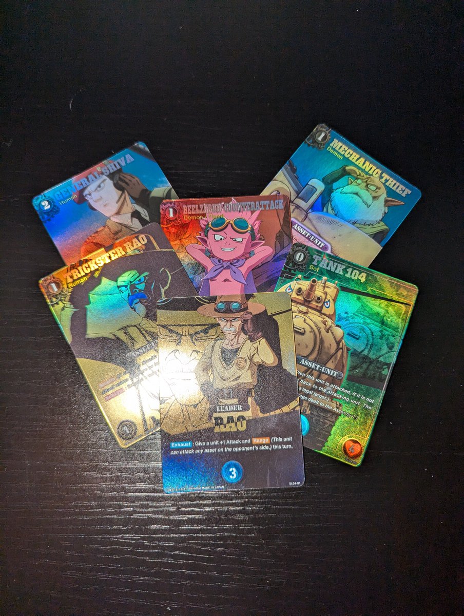 SL_cardgame's tweet photo. Citizens of Sand Land!

We are approaching the release of Tactical Card Battle are you excited? Today we are showcasing the Rao deck! Master the art of stealth and unleash counterattacks to forge your path to victory.

Website: https://t.co/qzPqDygW8o

#SandLand https://t.co/TIfA1LZpRw