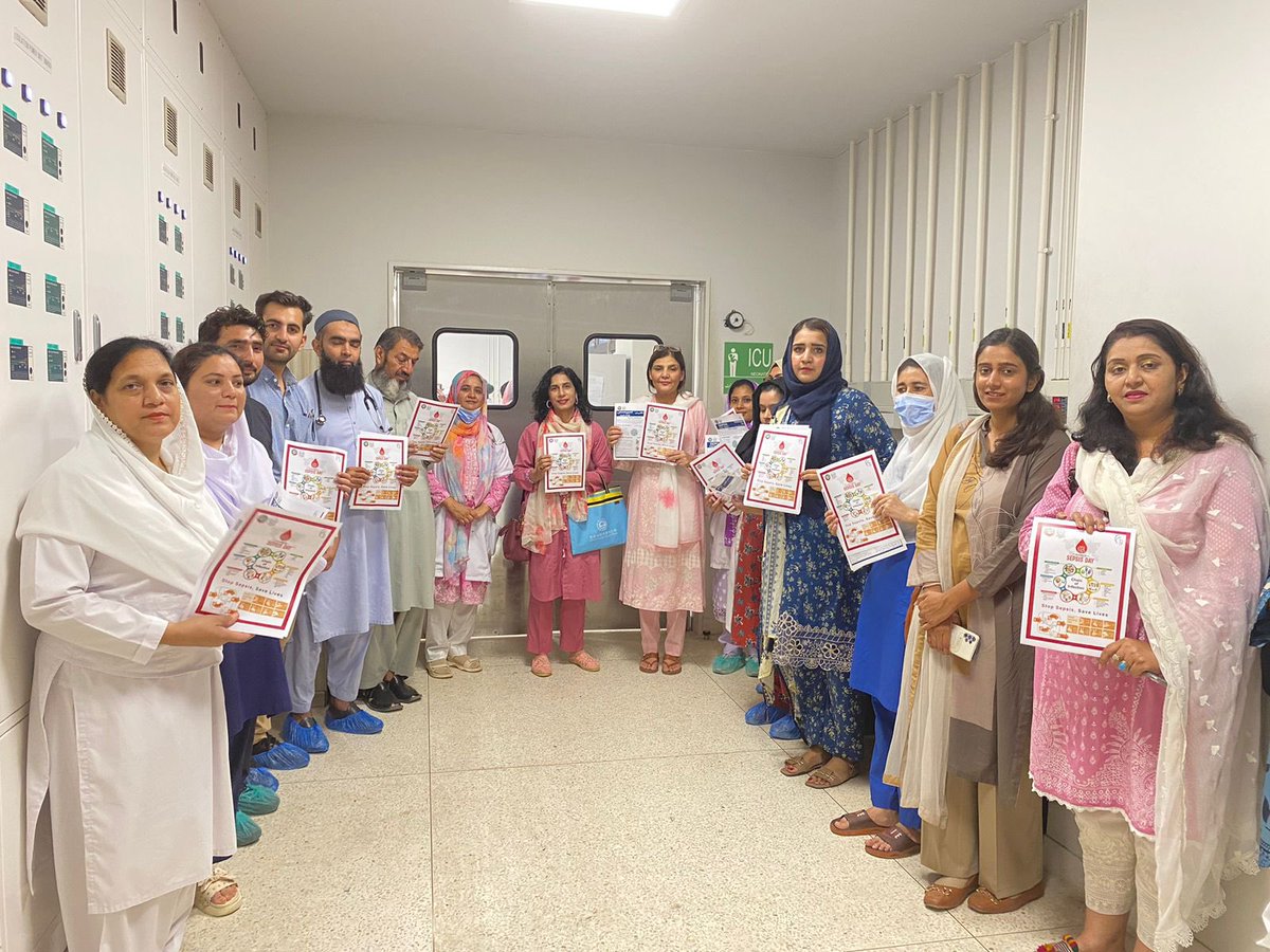 R Zahra (@rabaabz) on Twitter photo Sepsis awareness at #PIMS #Islamabad to mark #WorldSepsisDay <a href="/IneosOxford/">Ineos Oxford Institute for Antimicrobial Research</a> <a href="/QAU_Official/">QAU Official</a> <a href="/oricqau/">QAU ORIC</a> Sepsis awareness at #PIMS #Islamabad to mark #WorldSepsisDay <a href="/IneosOxford/">Ineos Oxford Institute for Antimicrobial Research</a> <a href="/QAU_Official/">QAU Official</a> <a href="/oricqau/">QAU ORIC</a>