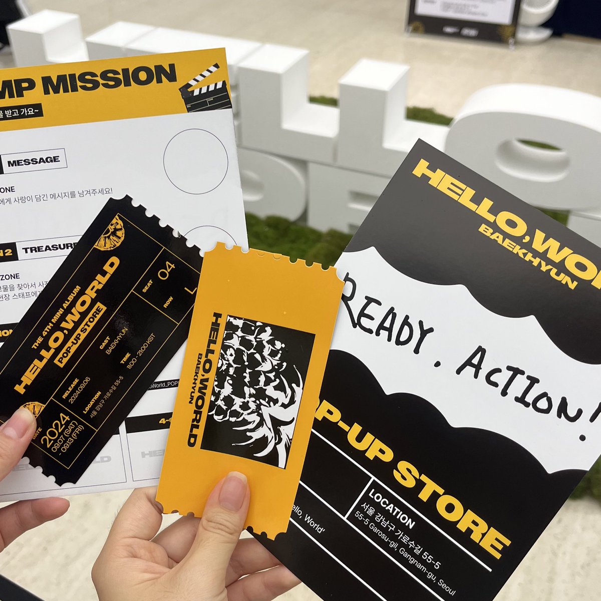 🎫🍍
#백현 #BAEKHYUN #HelloWorld #뮤직플랜드 #MUSICPLANT #BAEKHYUN_POPUP #HelloWorld_POPUP