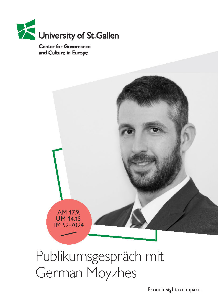 Universität St.Gallen (HSG) (@hsgstgallen) on Twitter photo Der deutsch-russische Jurist German Moyzhes wurde im Mai in St. Petersburg vom FSB verhaftet. Im Rahmen des Gefangenenaustausches vom August kam er frei. Nachdem er gestern ggü. der <a href="/fr/">FrankfurterRundschau</a> erstmals über seine Haft sprach (unisg.link/q6r), wird er nächsten Dienstag an der Der deutsch-russische Jurist German Moyzhes wurde im Mai in St. Petersburg vom FSB verhaftet. Im Rahmen des Gefangenenaustausches vom August kam er frei. Nachdem er gestern ggü. der <a href="/fr/">FrankfurterRundschau</a> erstmals über seine Haft sprach (unisg.link/q6r), wird er nächsten Dienstag an der