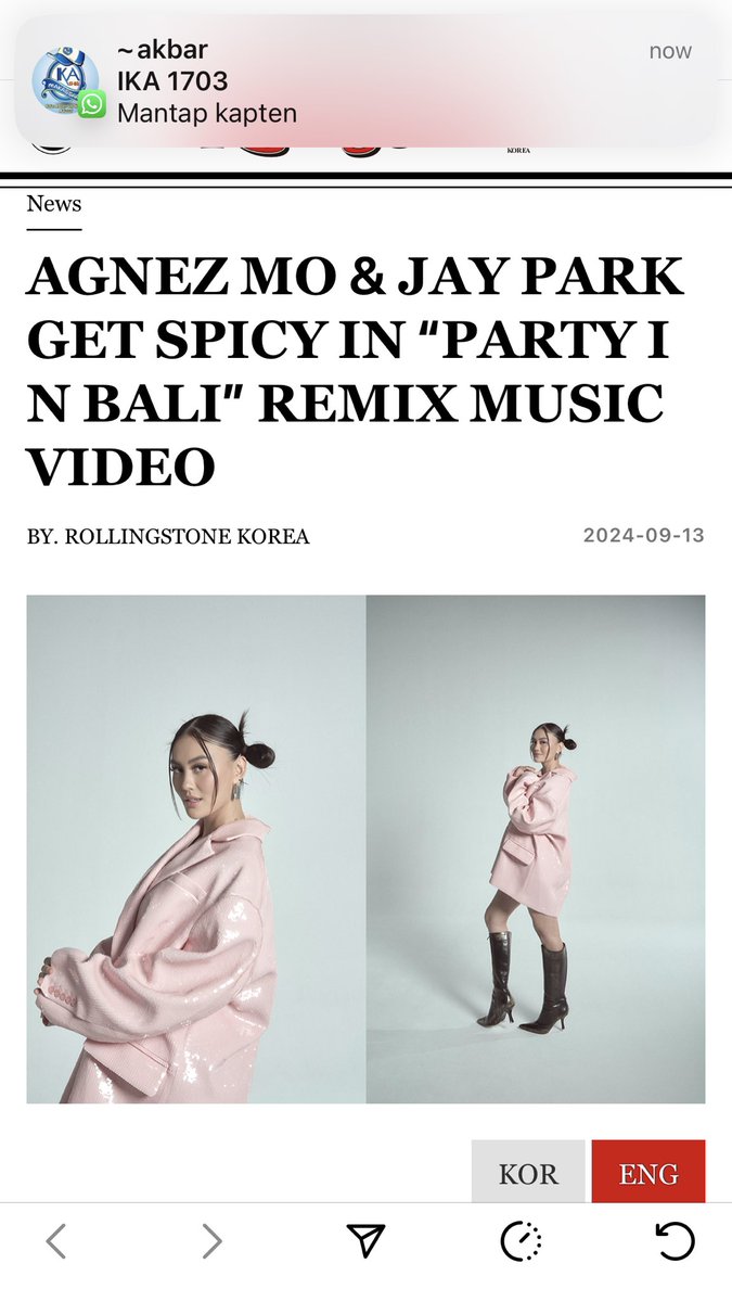 srisiwasa's tweet photo. Agnez Mo @agnezmo in Rollingstone Korea @rollingstonekor 

https://t.co/3kEXP6oNhJ https://t.co/ytEJUakOX6