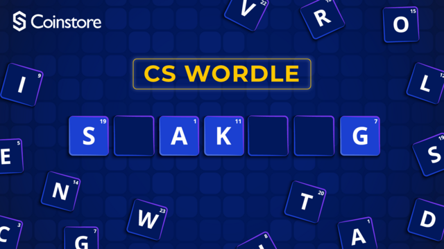 CoinstoreExc's tweet photo. Think you know crypto? 🧩 

Test your skills with CS Wordle! Decode the crypto term and comment your answer below 👇

 #CryptoGames #CSWordle https://t.co/IQKlJxF8Z8