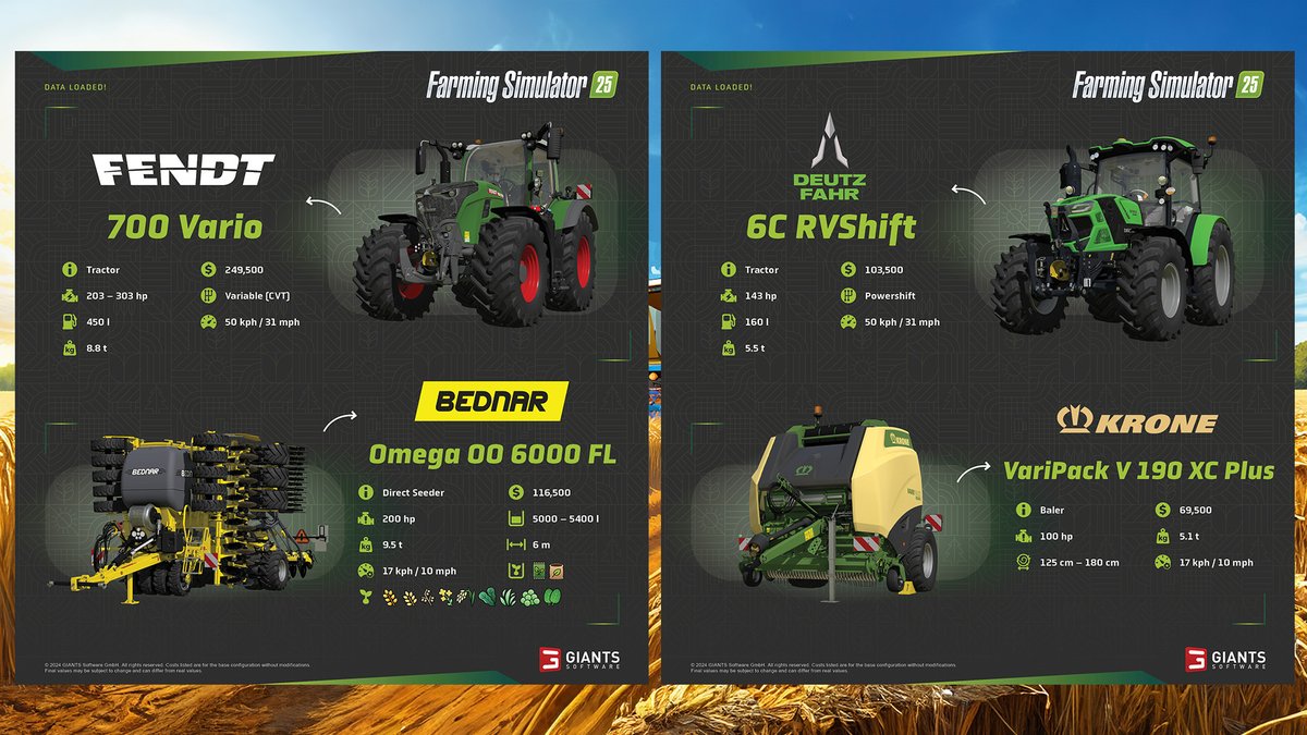 Virtual_Farmer's tweet image. It's #FacsheetFriday and White has joined #FarmingSimulator25!

Check out all the details here: youtu.be/yuRJGT6x85c