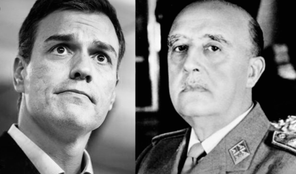 RafadelaGuerra's tweet photo. ¿Cuál de estos dos personajes crees que se puede considerar más dictador, más corrupto, mayor enemigo de España? https://t.co/TWbRjDxRrM