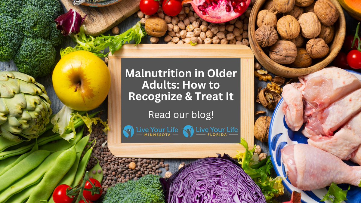 LiveYourLife_PT's tweet photo. Malnutrition in Older Adults: How to Recognize & Treat It. Click here to read our blog: https://t.co/9BDQUfeFln #nutrition #malnutirion #seniorhealth #diet #food #vitamins #liveyourlifept #wellbeing #aginghealthy https://t.co/zr088opSFB