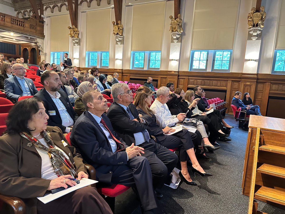 GazaRebuilding's tweet photo. A great opening for Gaza Health Initiative Conference at KITโs campus in Amsterdam
#Health4Gaza #uniteforhealth #healthsystems #UKRS2024 #globalhealth #gazahealthsector #JusticeForGaza #Gaza https://t.co/K8VR9Gqjd1