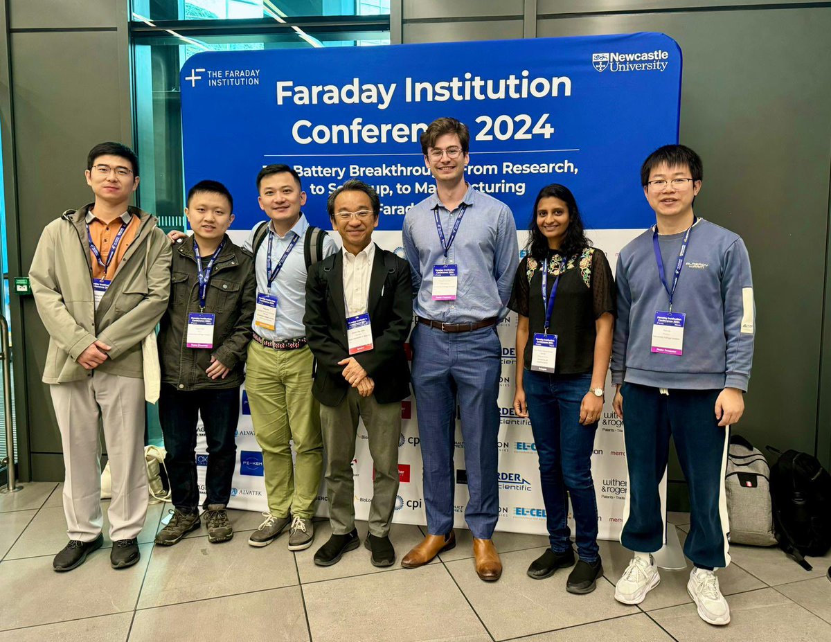 Yang Xu (@reckless_ions) on Twitter photo Thank you <a href="/FaradayInst/">Faraday Institution</a> for inviting me to be a part of the scientific program board. We had a great time at <a href="/UniofNewcastle/">Newcastle University</a> catching up with old friends and making new friends. Good conversations with Prof. Shinichi Komaba <a href="/komaba3/">駒場慎一</a> as always. Thank you <a href="/FaradayInst/">Faraday Institution</a> for inviting me to be a part of the scientific program board. We had a great time at <a href="/UniofNewcastle/">Newcastle University</a> catching up with old friends and making new friends. Good conversations with Prof. Shinichi Komaba <a href="/komaba3/">駒場慎一</a> as always.